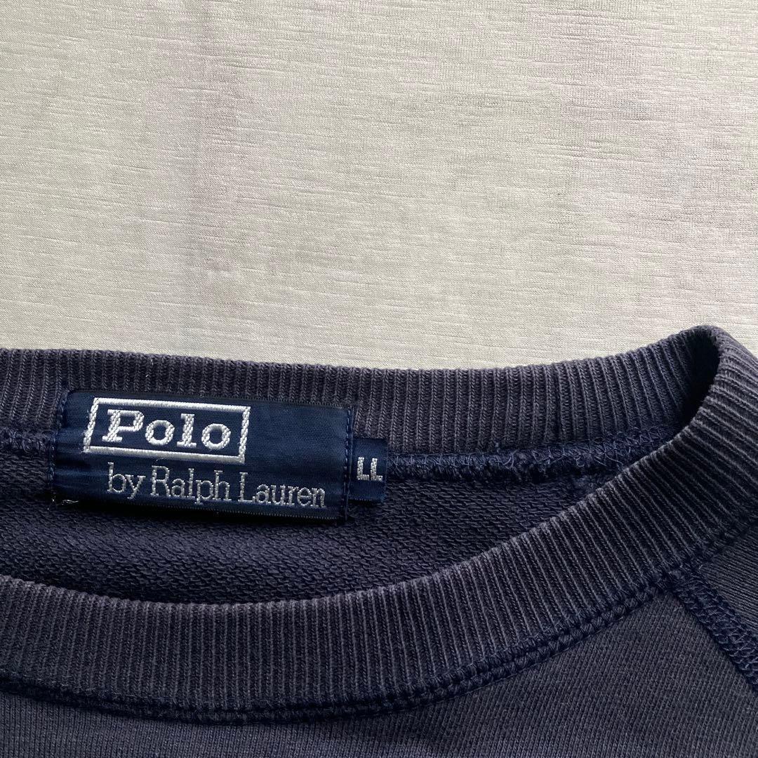 old Ralph Lauren /スウェット フェード ネイビー LL - メルカリ