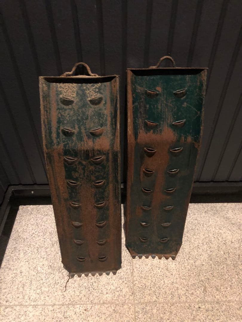 鉄製スノーヘルパー！ロード エストック 中型トラック用鉄ヘルパー トラック用スノーヘルパー 2枚