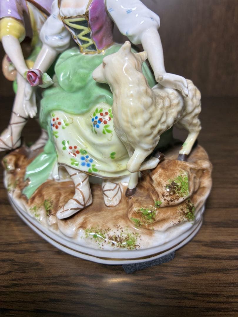 オキュパイドジャパン 羊飼い男女 瀬戸ノベルティ