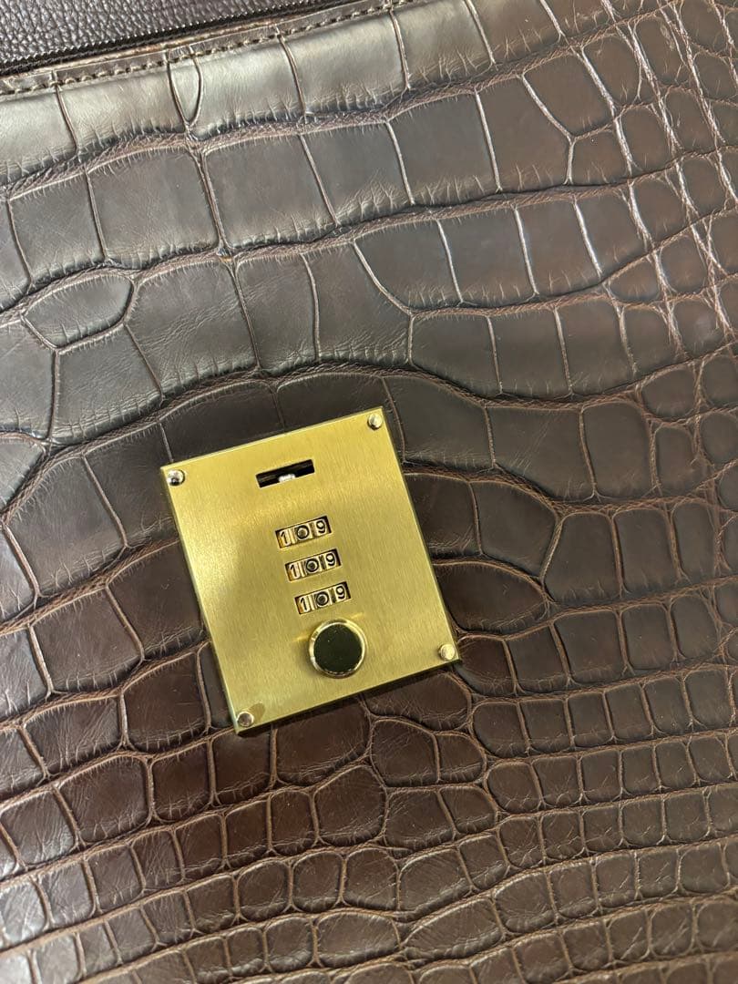 超激安一生物早い者勝ち激レア最終未使用希少ラグジュアリー本クロコダラスバッグ
