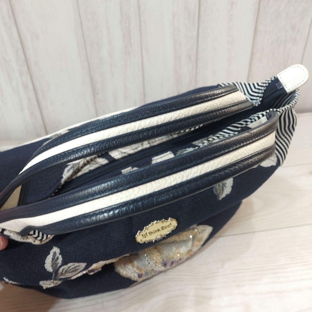 Think Bee! ノバビアンカ ビーズ トートバッグ ゴブラン織り - メルカリ