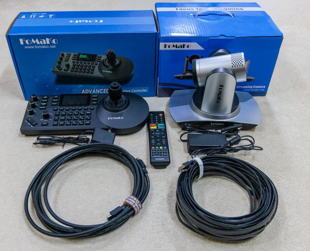 PTZカメラFMK20UH NDI と PTZ コントローラーKC608 Pro KC608 Pro