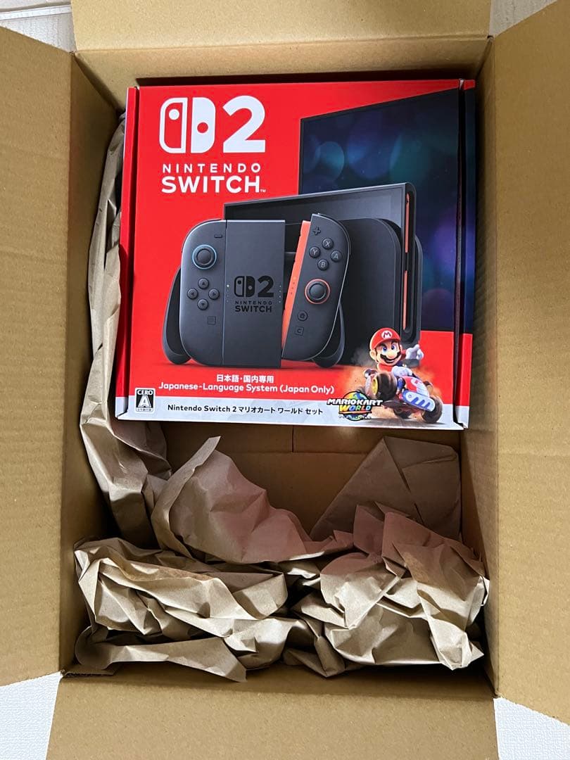 Nintendo Switch 2 本体 日本語 国内専用 マリオカートセット Amazon.co.jp: Nintendo Switch 2(日本語・国内専用) マリオカート