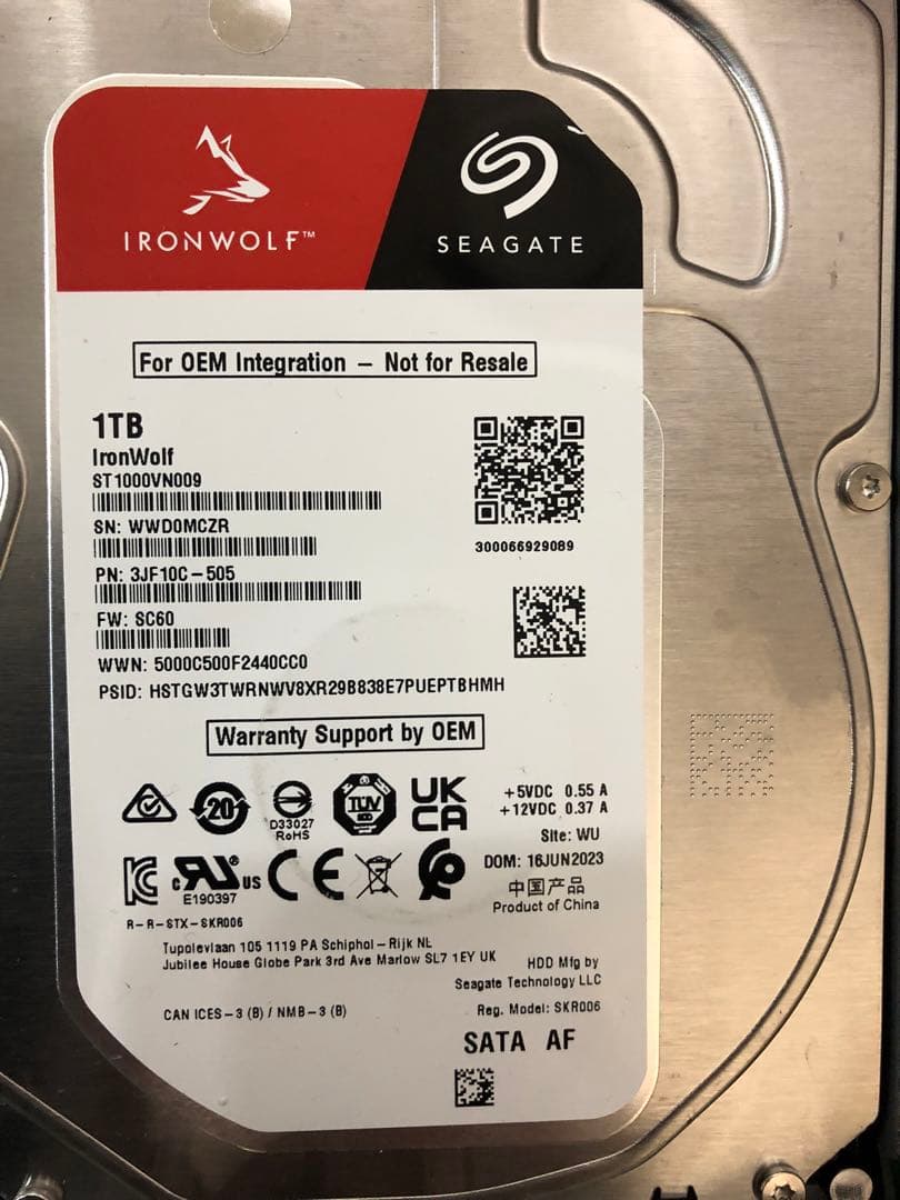 訳あり品】 アナログ 防犯カメラ3台 DVR セット 新古品 1TB HDD付