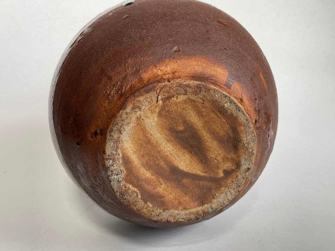 陶芸家 人間国宝 濱田庄司 浜田庄司 ？黒釉 水次 水注 ピッチャー ポット