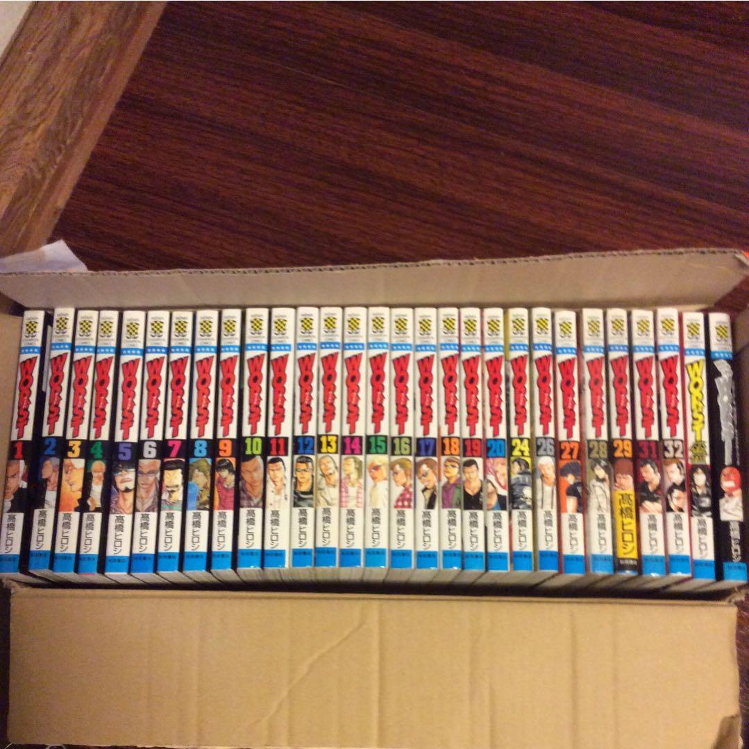 Worst 1〜32巻 外伝とキャラクターブック付き WORST全巻+WORST外伝+“クローズ”&”WORST“キャラクターブック - メルカリ