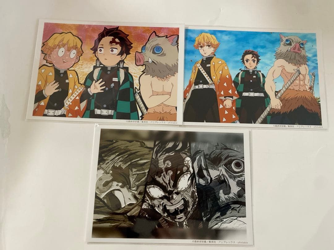 竈門炭治郎 我妻善逸 嘴平伊之助 鬼滅の刃 ランダムブロマイド 遊郭編