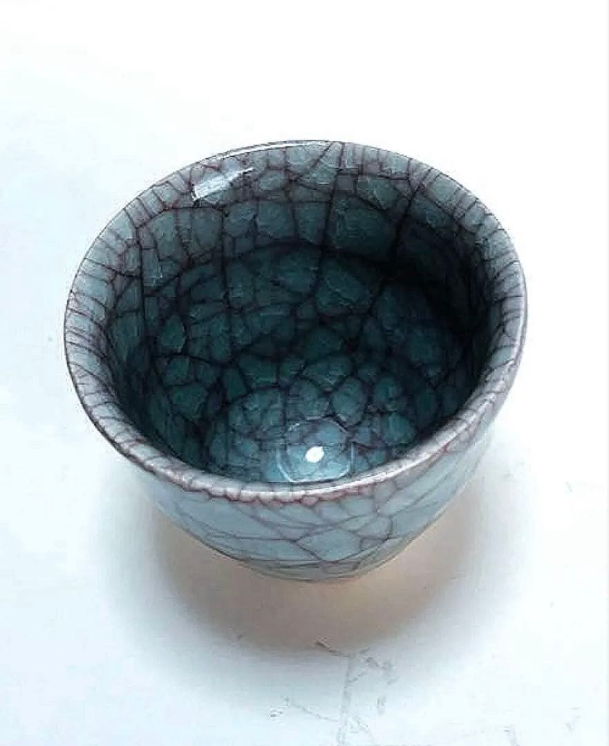 新品未使用 吉田周平 青瓷 ぐい呑み 共箱つき - メルカリ