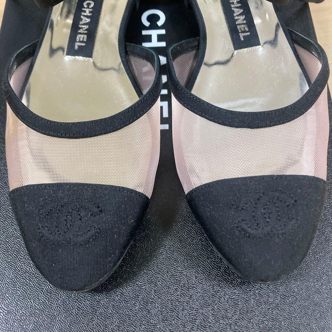 sahara様専用 シャネル ストラップシューズ 36.5 - メルカリ