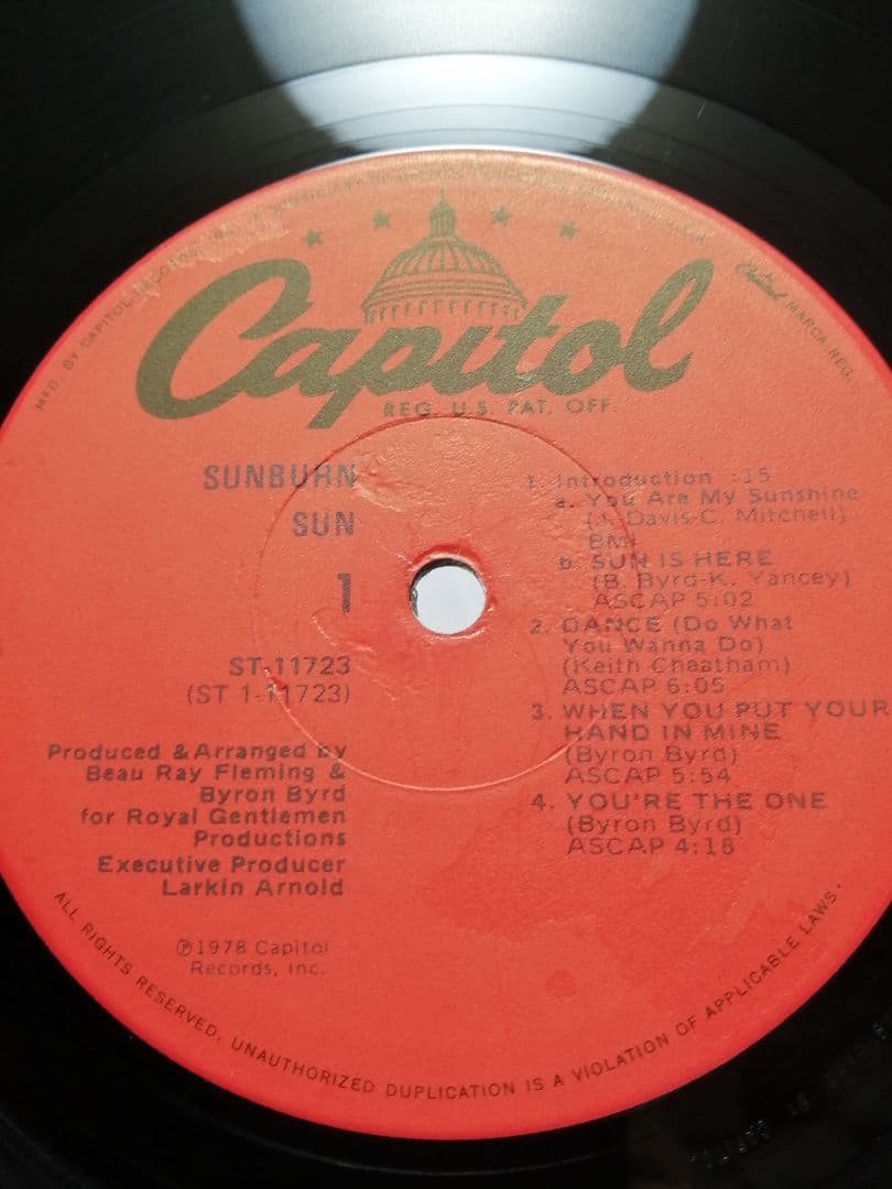 78年 名盤 】SUN / SUNBURN US オリジナル盤 LP - メルカリ