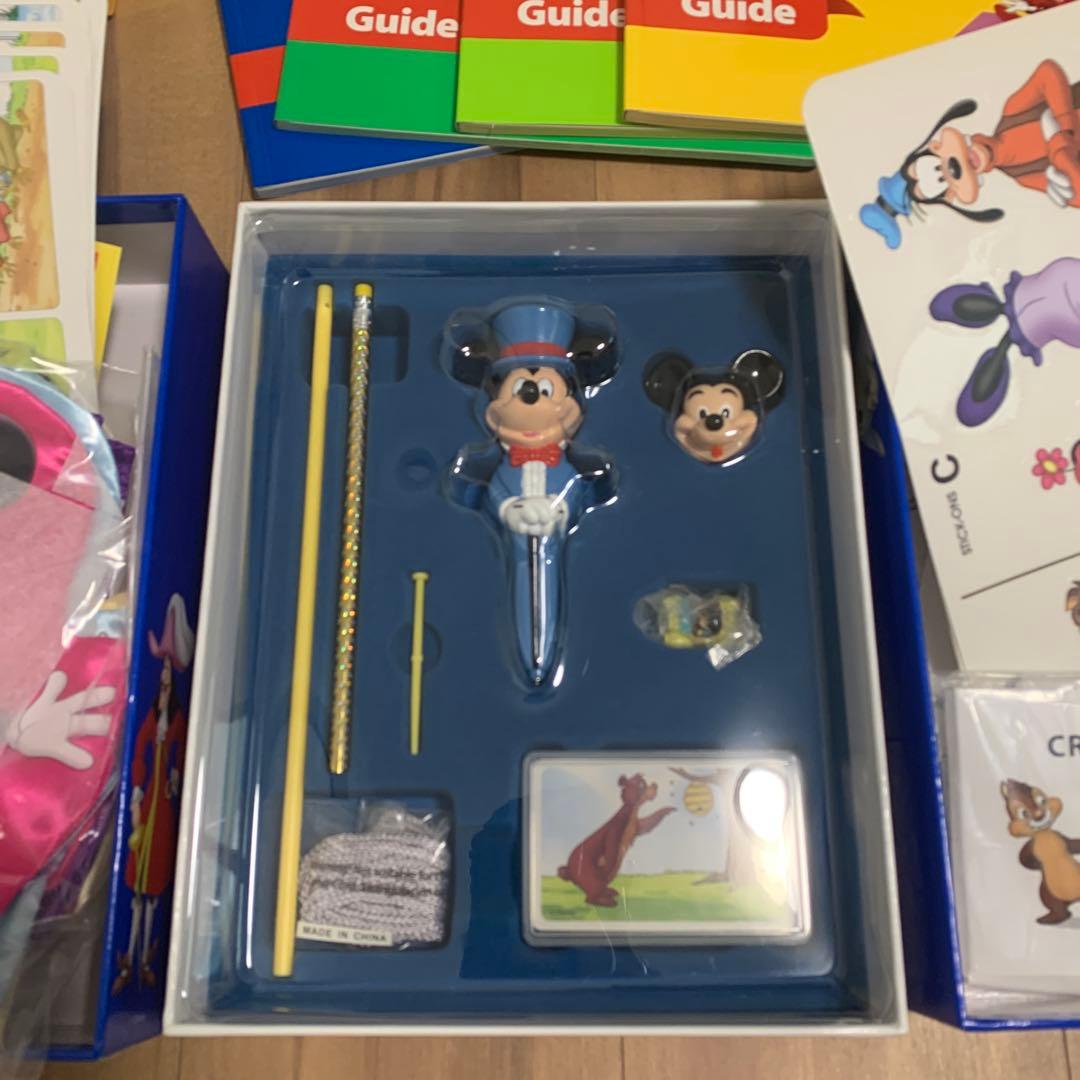 DWE】ディズニー英語 ステップバイステップDVDプレイヤー CD他 計53点