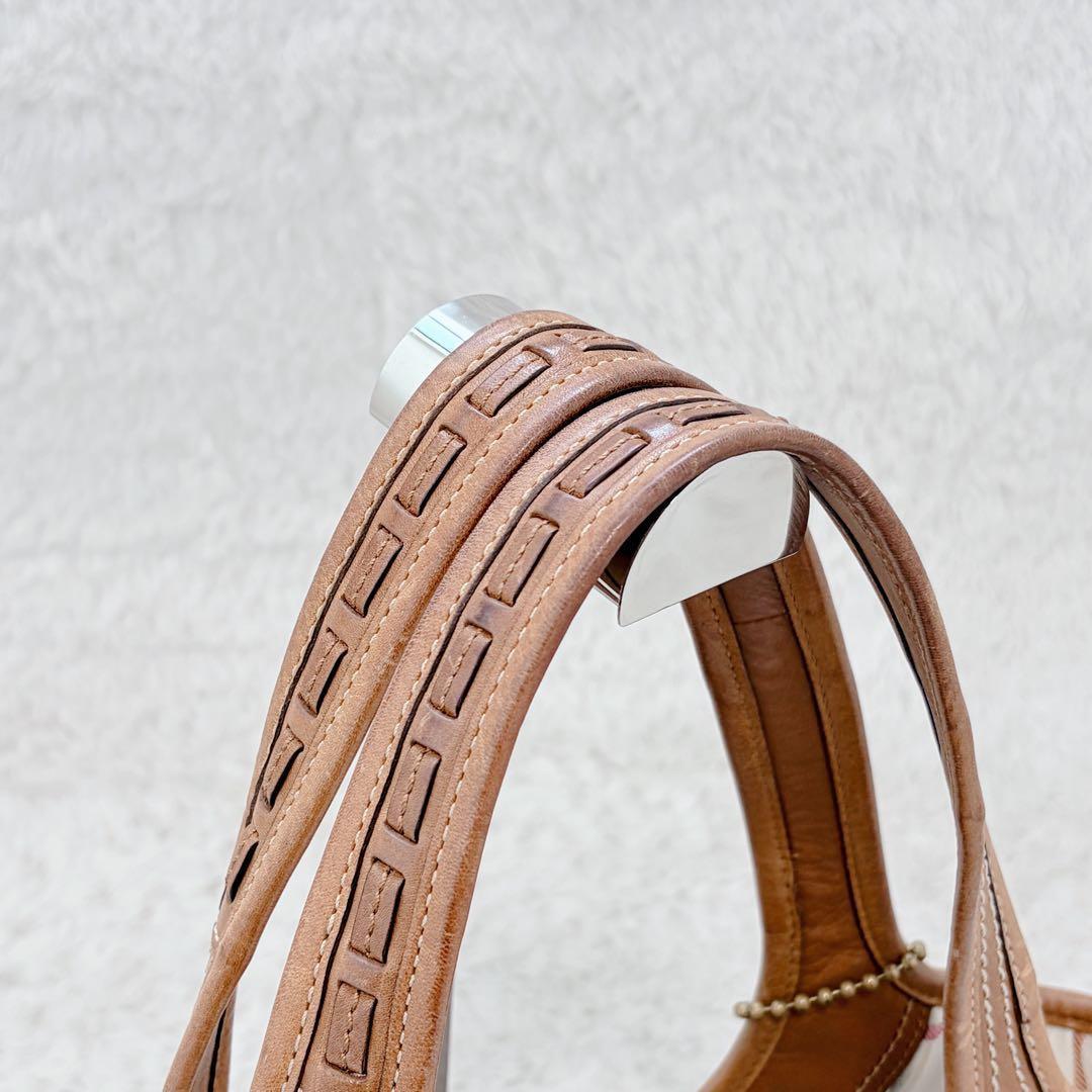 人気 COACH コーチ デニム シグネチャー柄 レザー 12751 - メルカリ