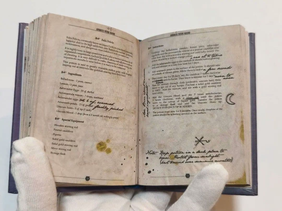 魔法薬学 教科書 ミニサイズ レプリカ - メルカリ