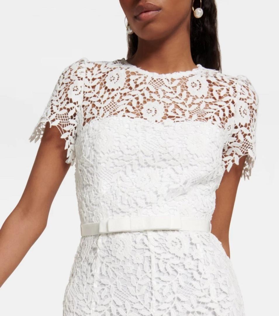 セルフポートレイト ワンピース ローズレース UK8 未使用 ROSE - メルカリ