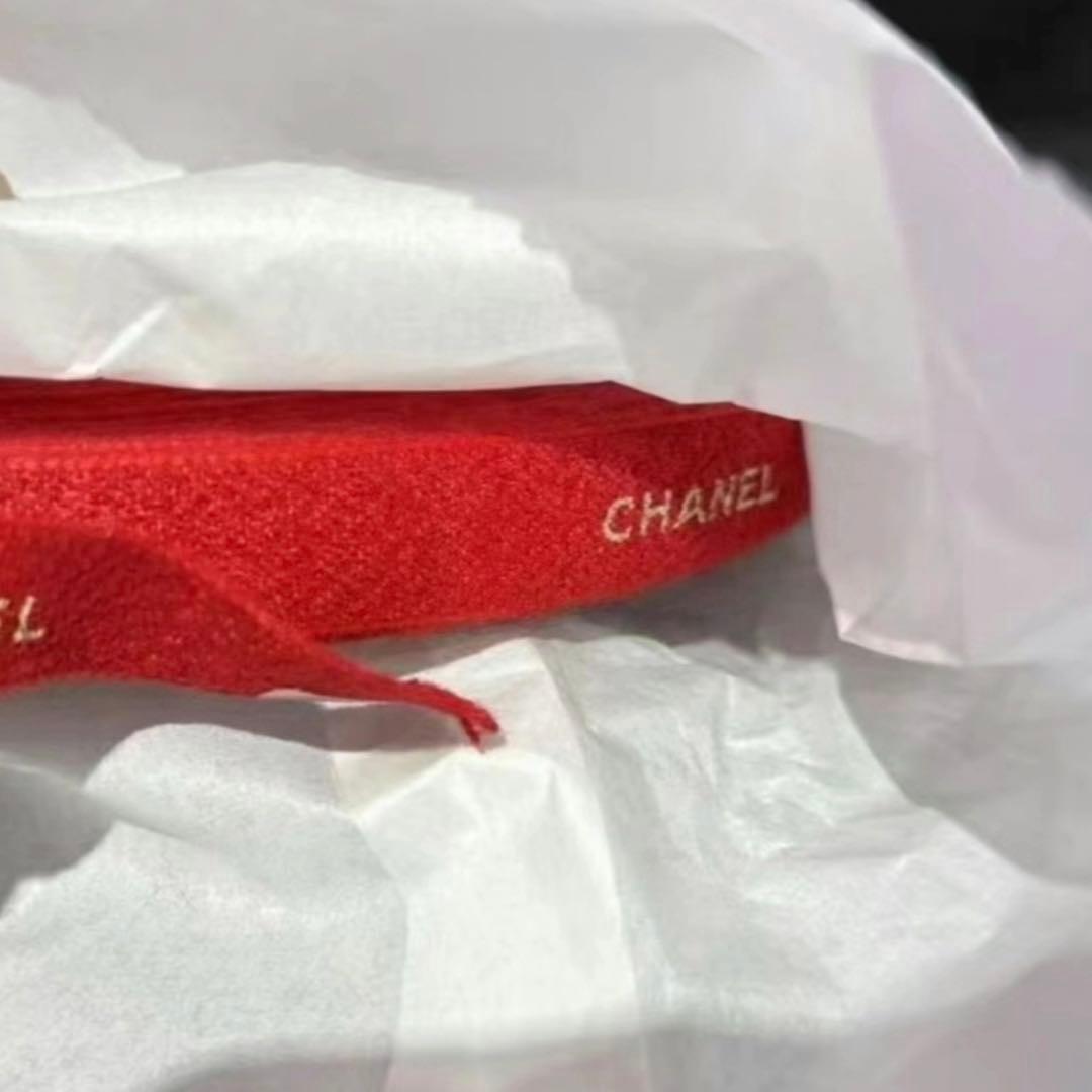 シャネル ラッピングリボン1ロール50メートル 2025ニューイヤー限定