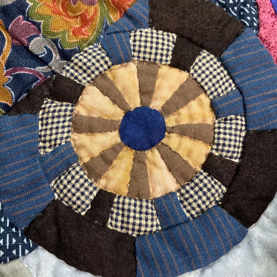 m*u様 新品 家紋のモチーフ パッチワークキルト タペストリー他 127cmx