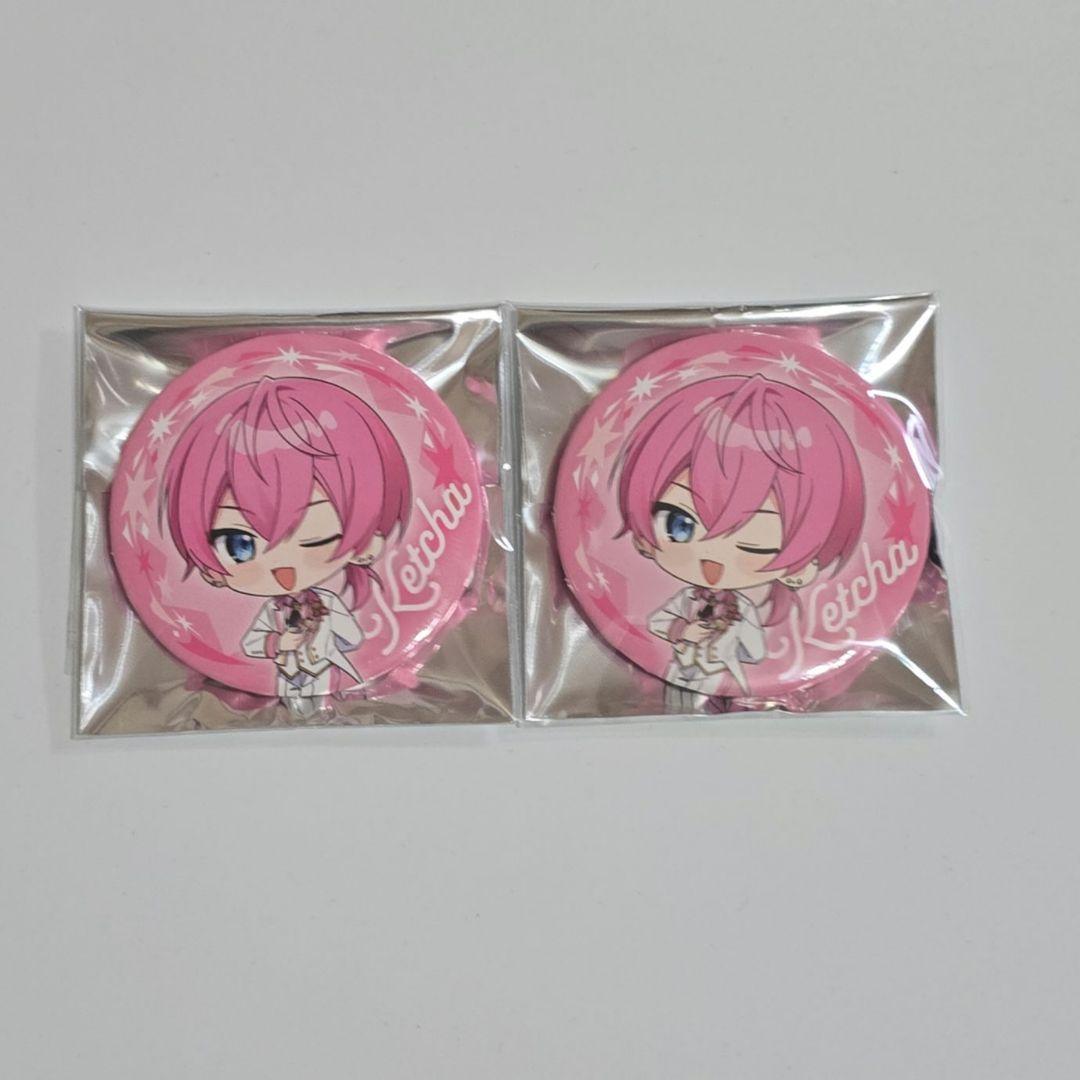 AMPTAKxCOLORS けちゃくん デフォ 缶バッジ 3周年 2個セット - メルカリ