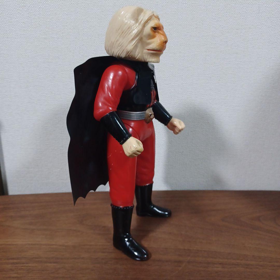当時物 ブルマァク製「怪傑ライオン丸」黒マント付き希少ソフビ