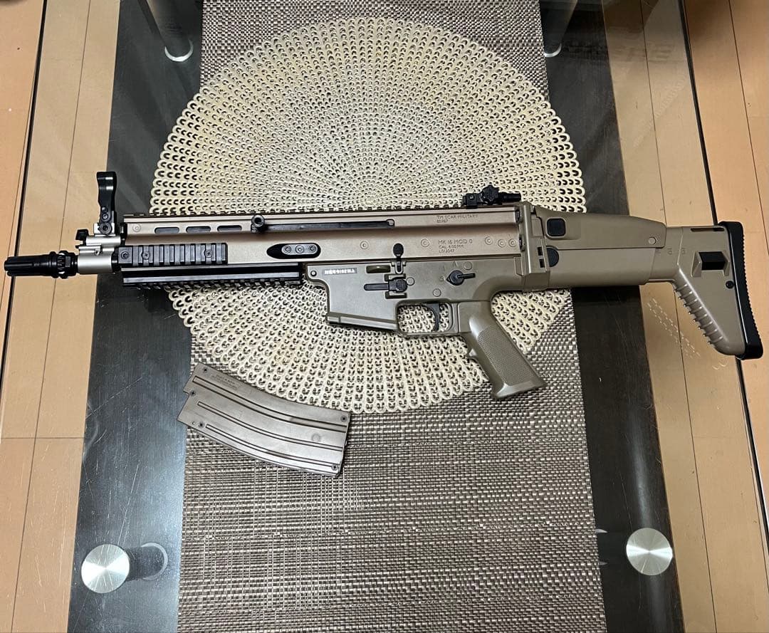 美品 東京マルイ カスタム品 SCAR L 電動ガン ボーイズ 金属ピニオン