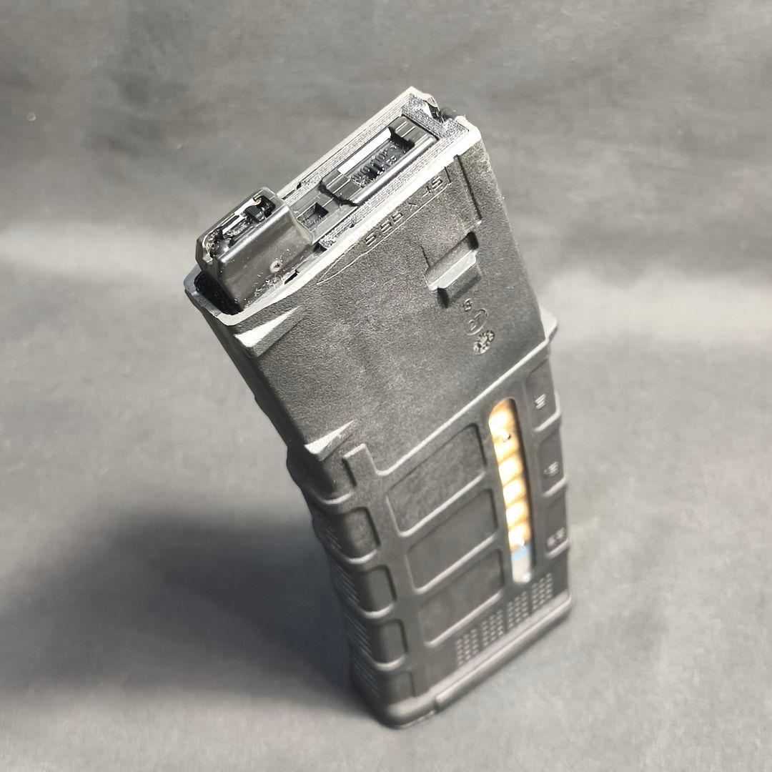 ブルーガジェット】マルイ EVOLT エボルト PMAG実物加工マガジン 窓有