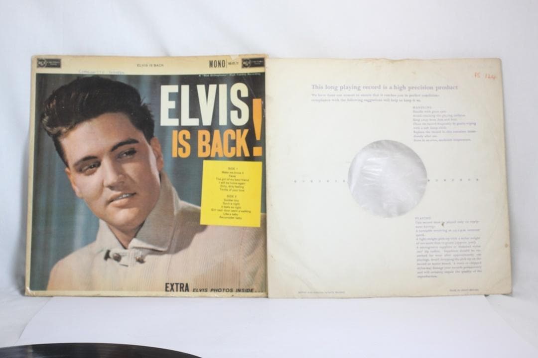 英LP Elvis Presley Elvis Is Back! Mono 深溝 - メルカリ