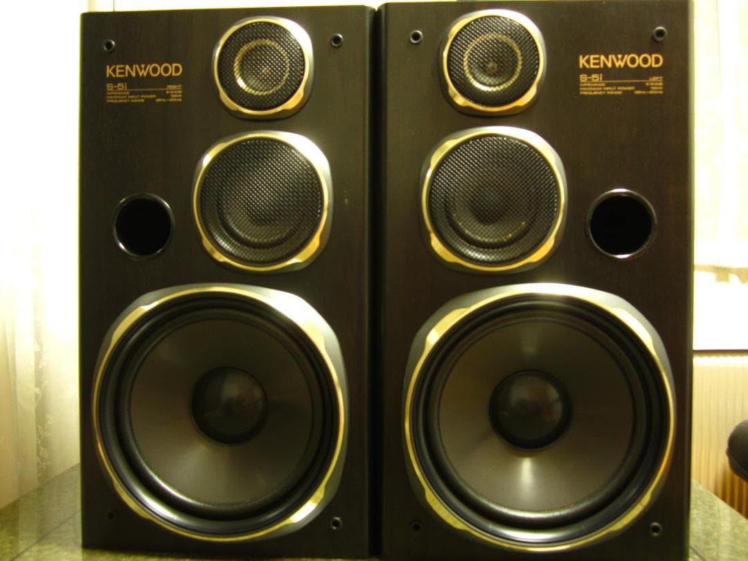 極美品◇日本製◇KENWOOD ケンウッド・S-5i◇木製スピーカー左右2個
