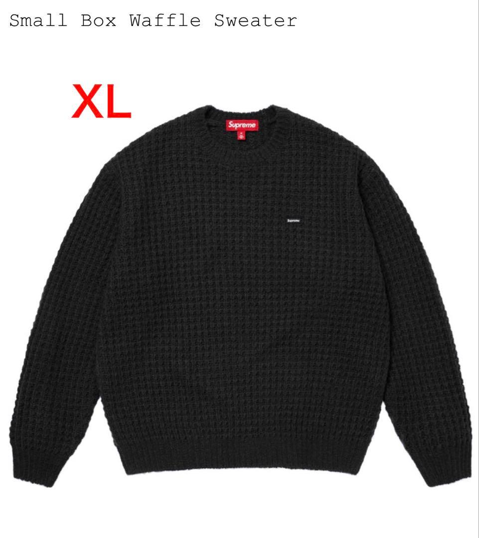 Supreme Small Box Waffle Sweater XL ブラック Fall/Winter 2024 Preview – Supreme