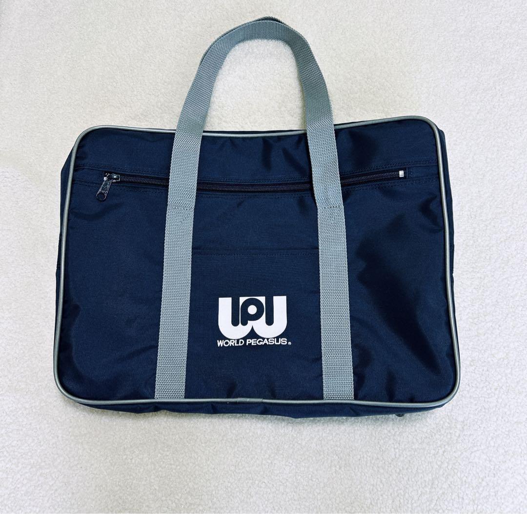ワールドペガサス スクバ ワッペ スクールバッグ 紺 - メルカリ