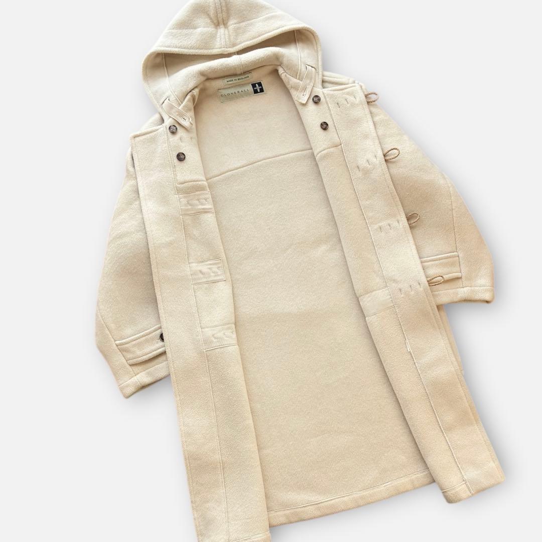 90's 英国製 Gloverall ダッフルコート アイボリー S 白タグ - メルカリ