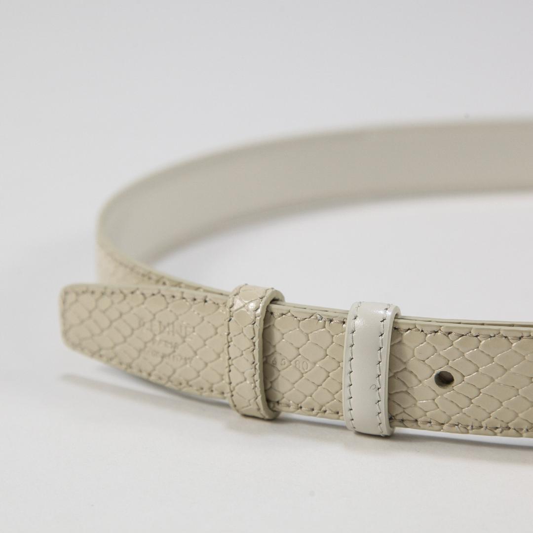 極美品 CELINE トリオンフ リバーシブルベルト 25MM ゴールドバックル