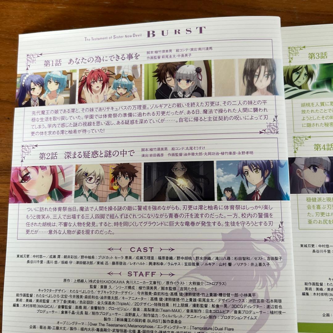 新妹魔王の契約者(テスタメント)全6巻＋BURST 全5巻 DVD 11枚セット
