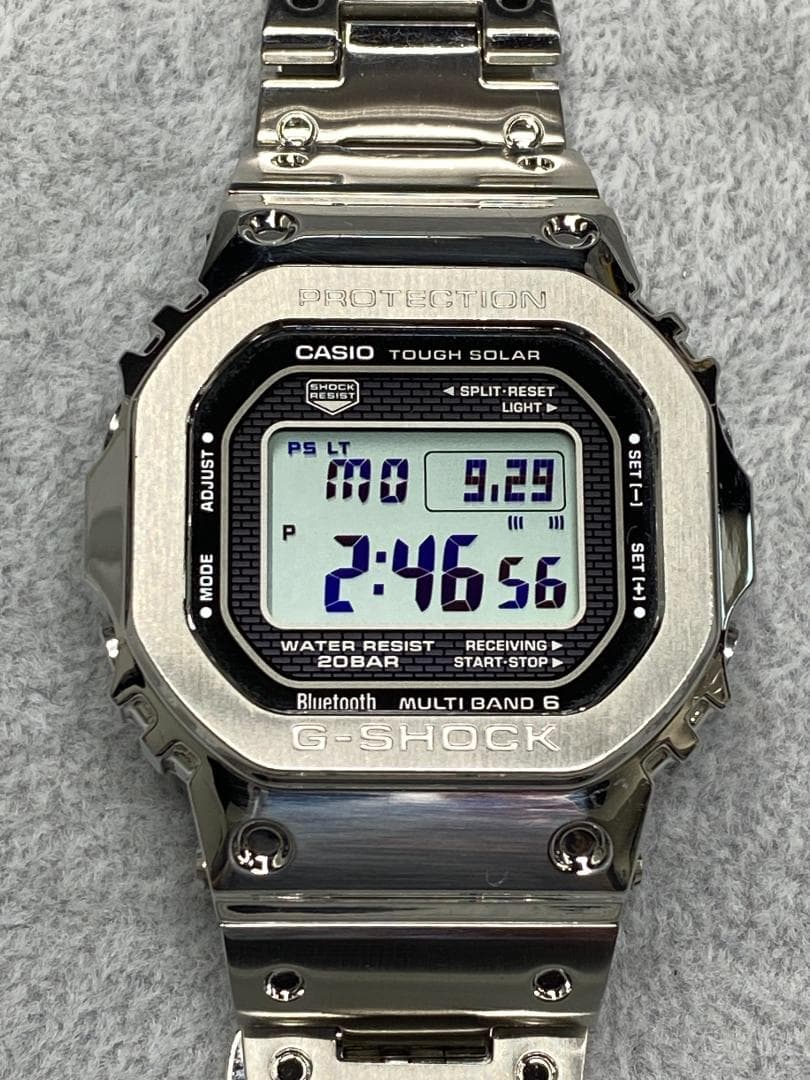 CASIO カシオ G-Shock GMW-B5000D-1JF C006639 GMWB5000-1 | Digital Stainless Steel Bluetooth Men's Watch G-SHOCK
