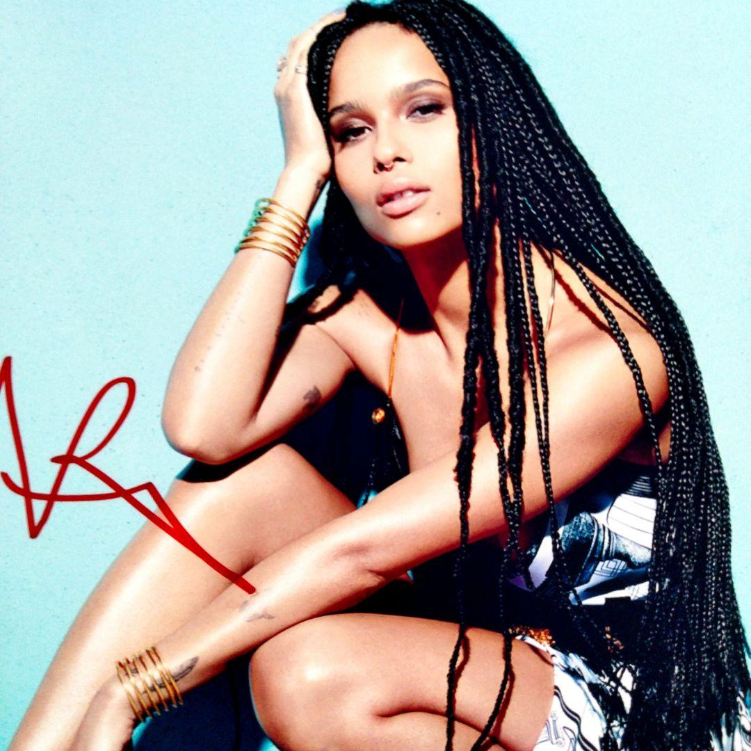 セール中…ゾーイ・クラヴィッツ直筆サイン入り超大型写真…ダイバー