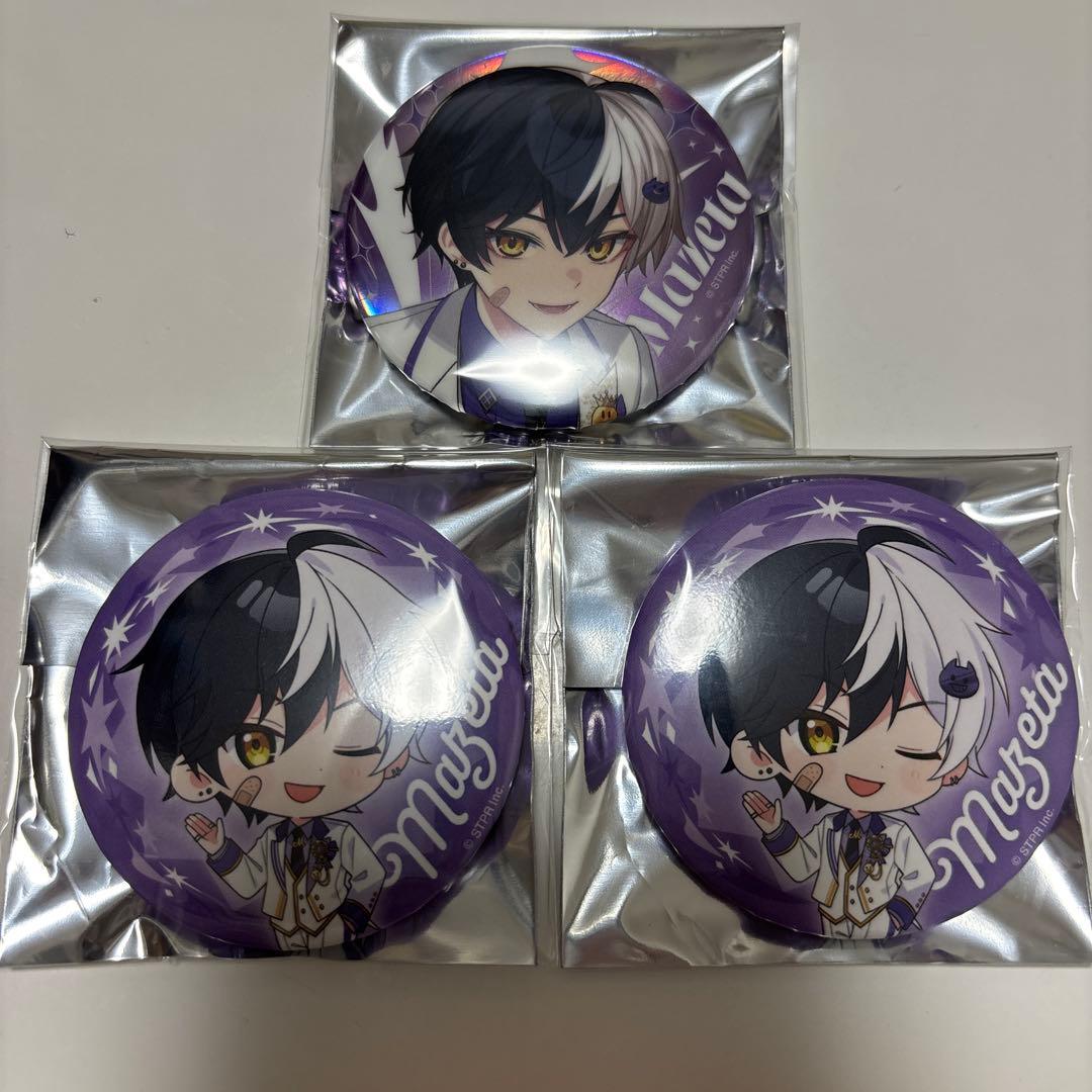 AMPTAK まぜ太 3周年 缶バッジ デフォ 等身 セット - メルカリ