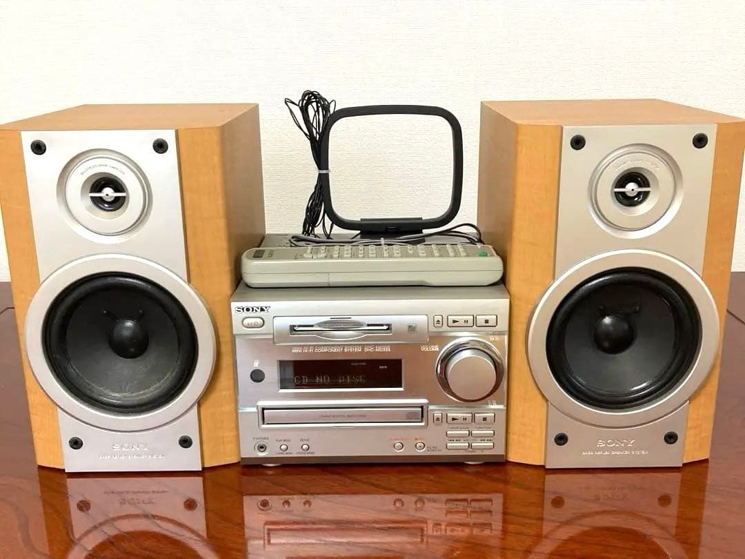 完動品】SONY DHC-MD333 CD/MD コンポ リモコン付 - メルカリ