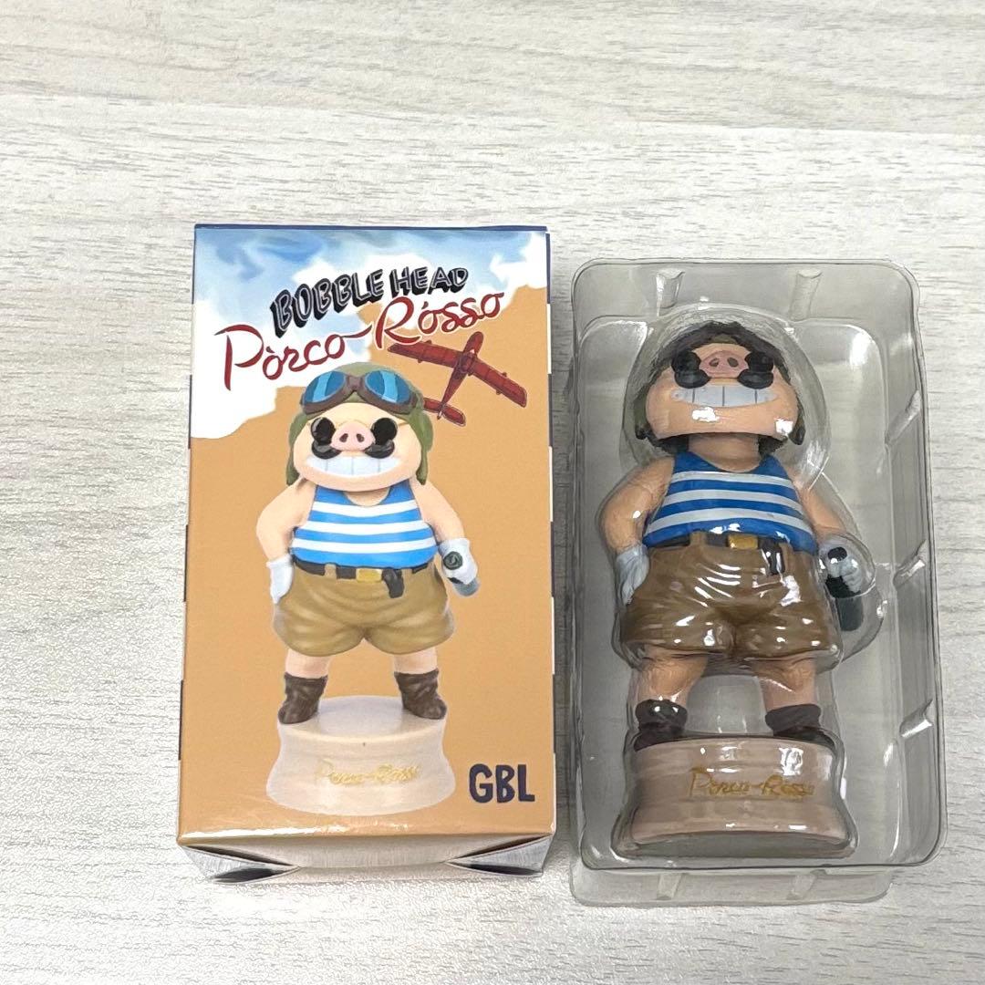 ジブリ GBL 紅の豚 バブルヘッド ポルコの休暇 ミニ ポルコ - メルカリ