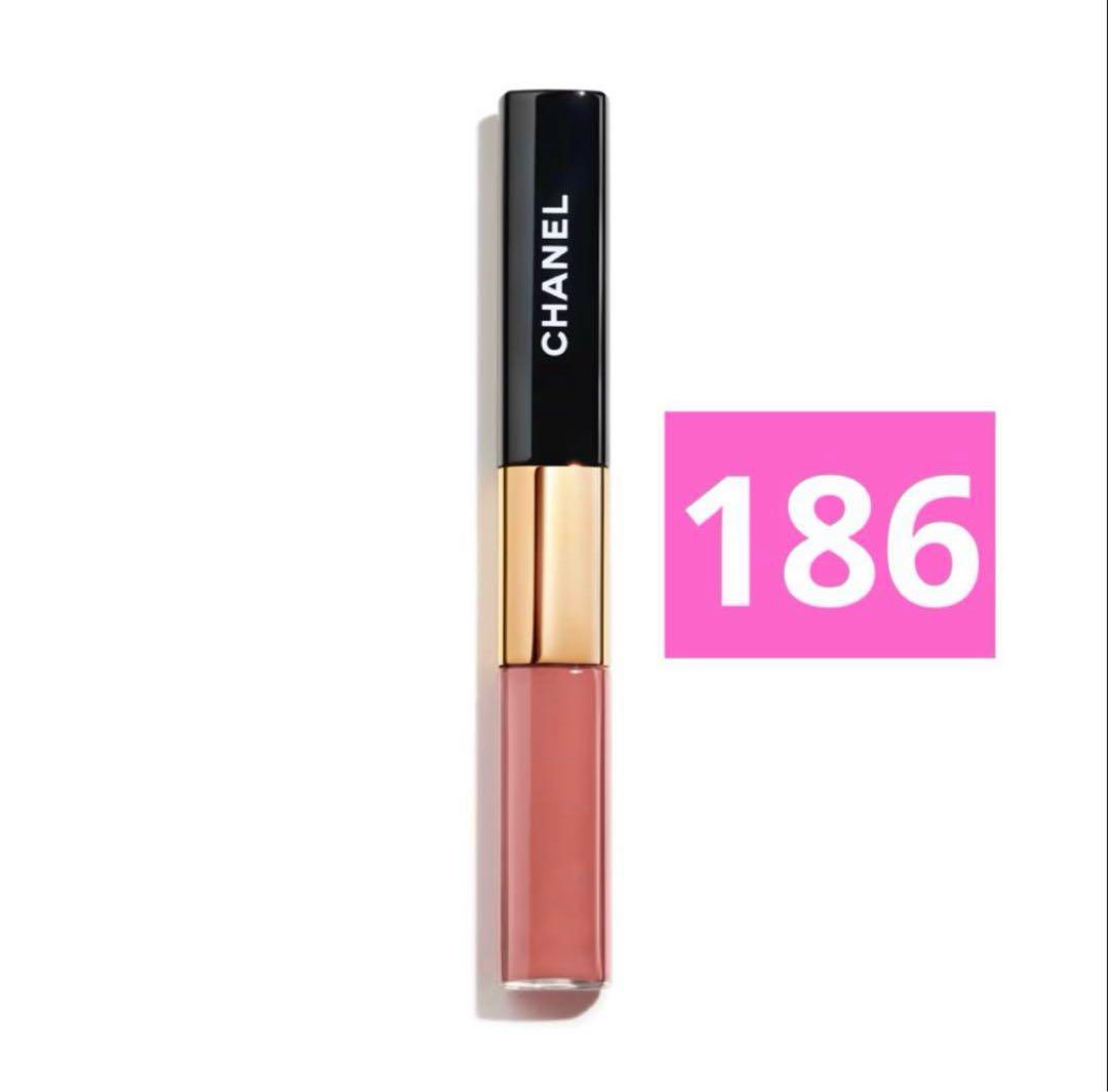 CHANEL ル ルージュ デュオ ウルトラトゥニュ 186 ショッパー付 新色レビュー】ル ルージュ デュオ ウルトラ トゥニュ｜CHANELの口コミ