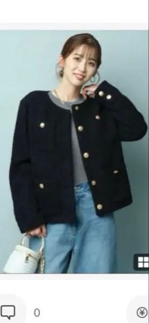 JUSGLITTY シャイニーブークジャコット　新品タグ付き★ 新品未使用タグ付き JUSGLITTY シャイニーブークレジャコット - メルカリ