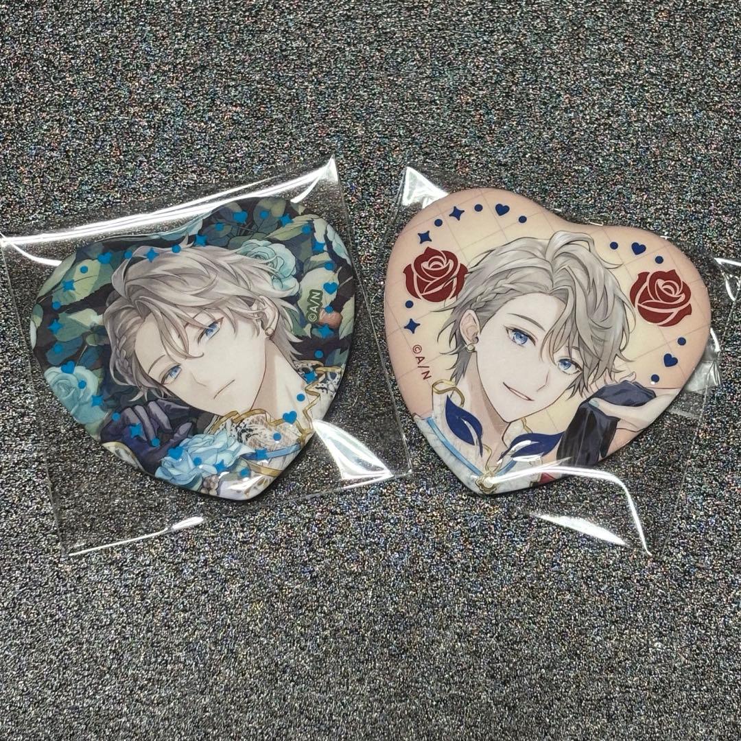 にじさんじ Rose Valentine ハート型缶バッジ 甲斐田晴 - メルカリ