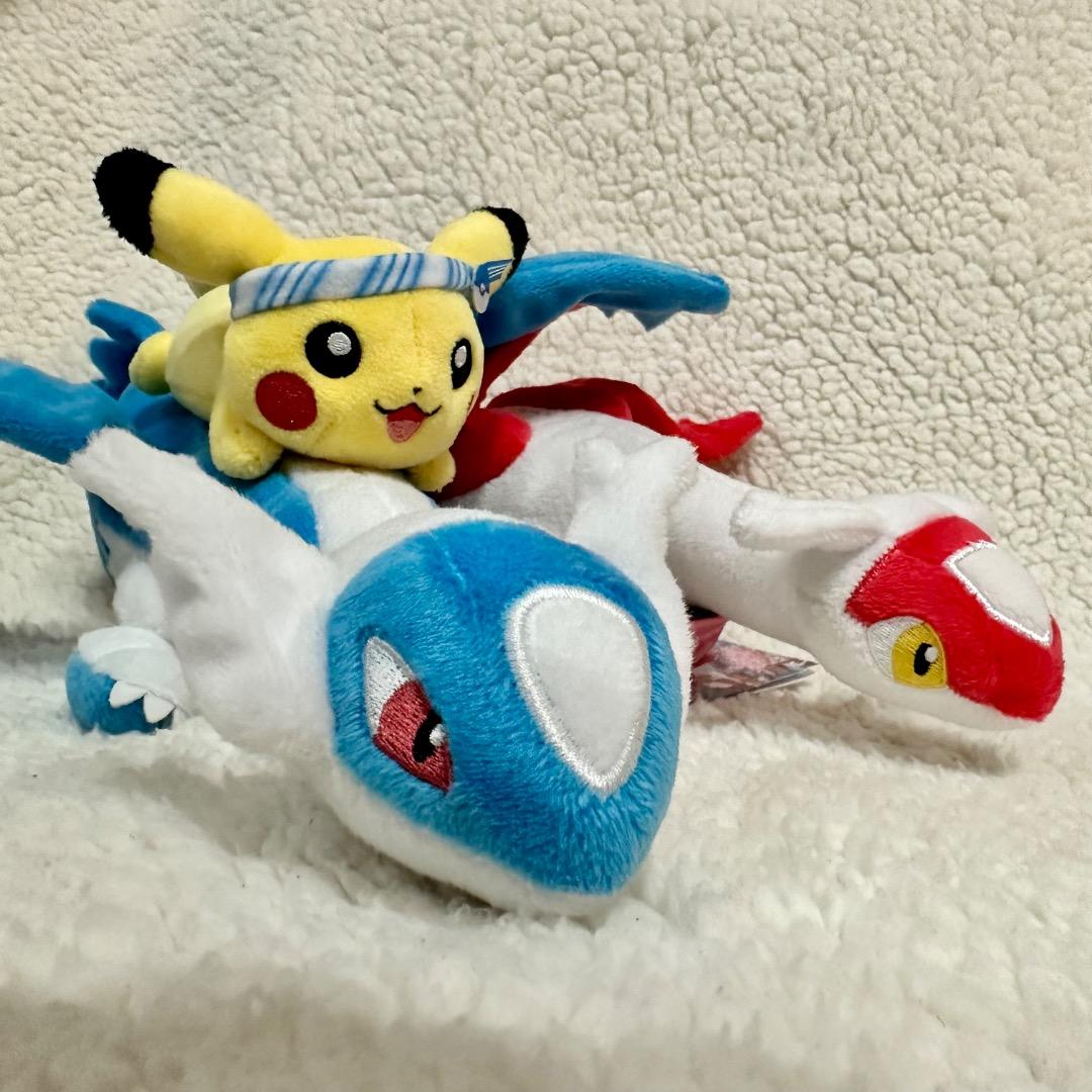福岡限定】ピカチュウ ラティオス ラティアス ぬいぐるみ ポケモン