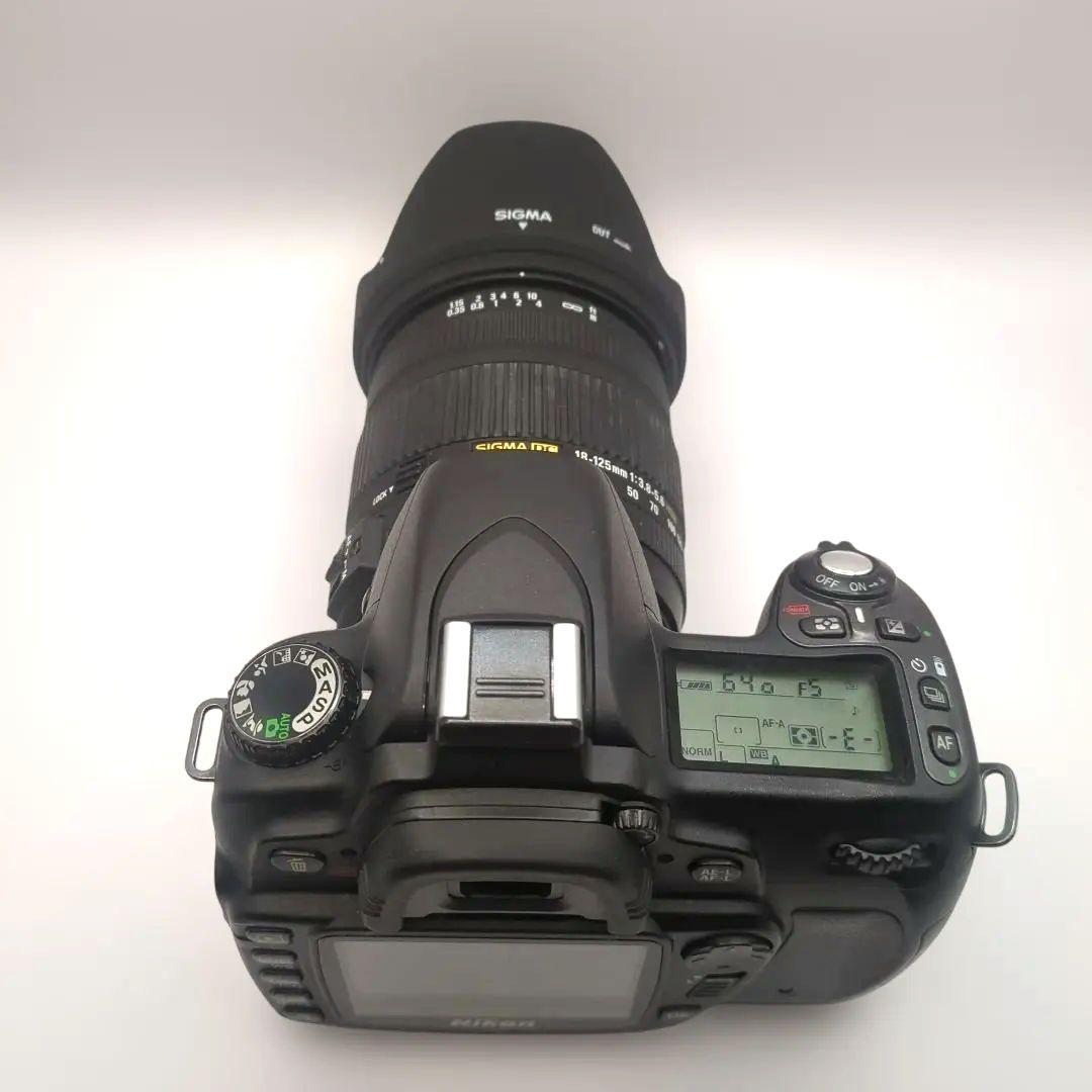 Nikon D80 シグマ18-125mmレンズ付き 動作確認済 CCDセンサー - メルカリ