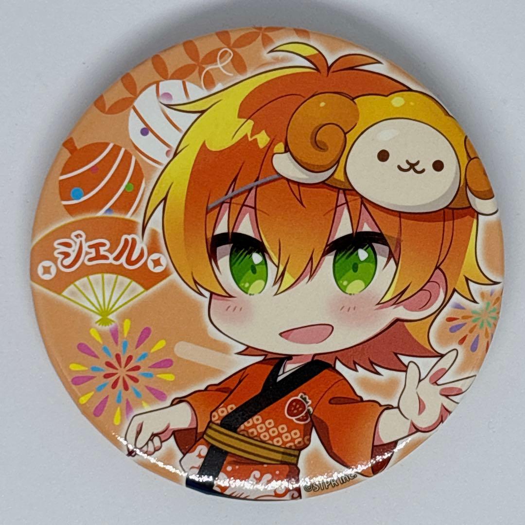 すとぷり 缶バッジ ジェルくん 夏祭り ハッピ姿 ストロベリープリンス