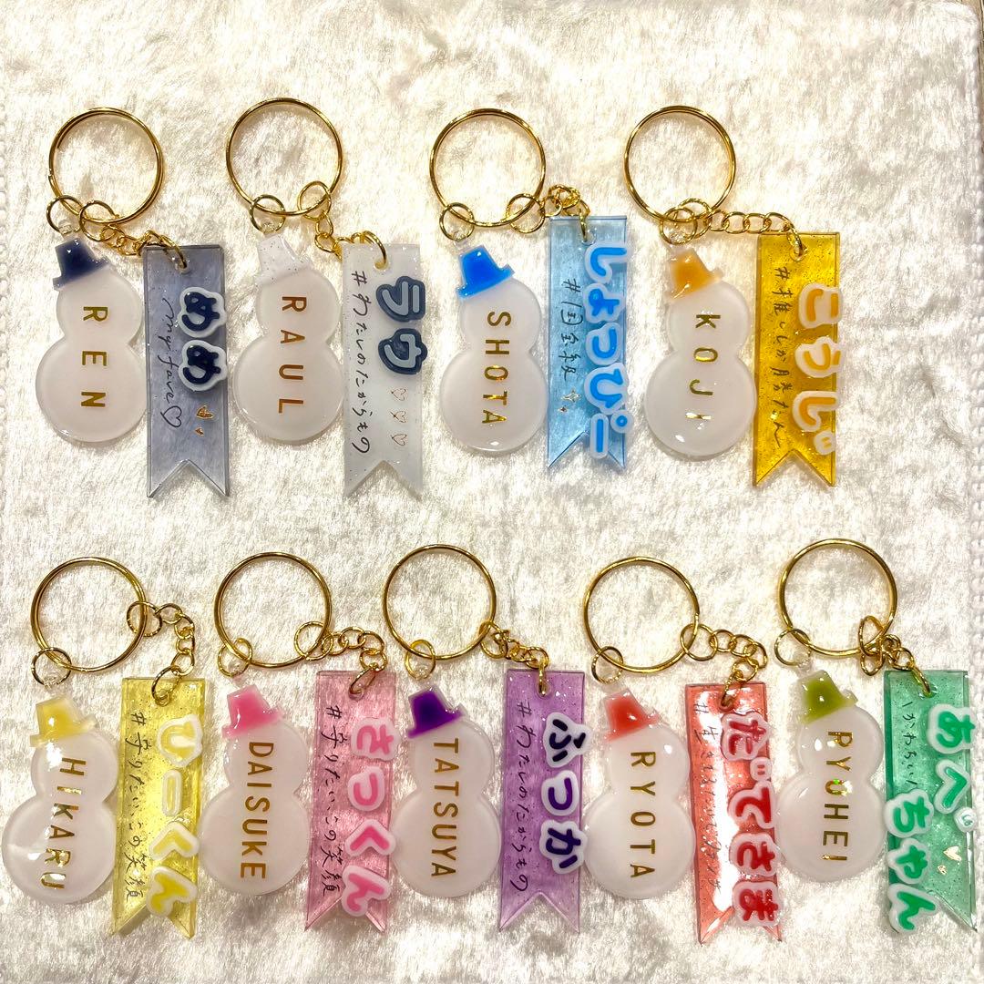 SnowMan ハンドメイド レジンキーホルダー だてさま - メルカリ