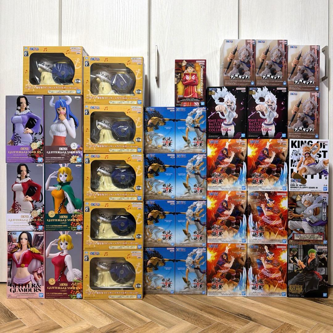 ONE PIECE フィギュア スピーカー 36個セット まとめ売り ギア5 - メルカリ