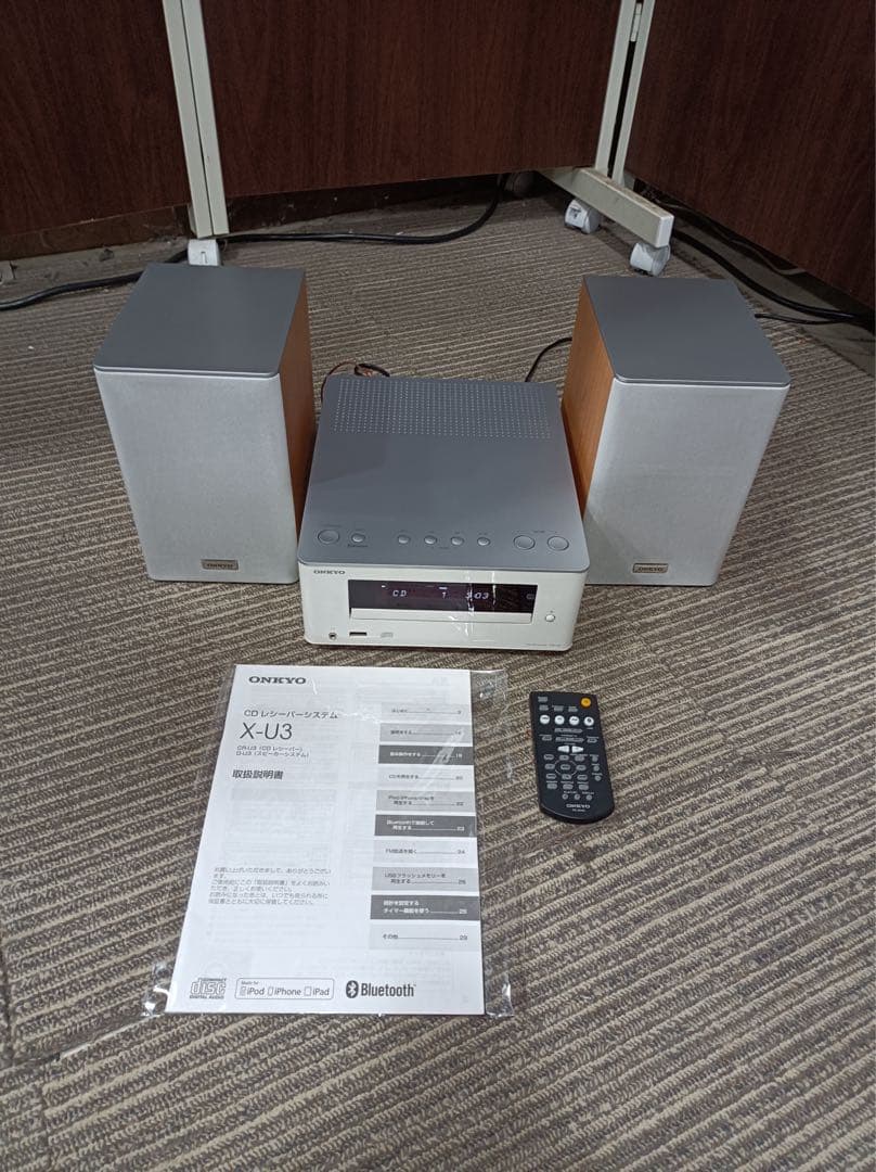 八6654【美品】ONKYO CDレシーバーシステム CR-U3 展示品 - メルカリ