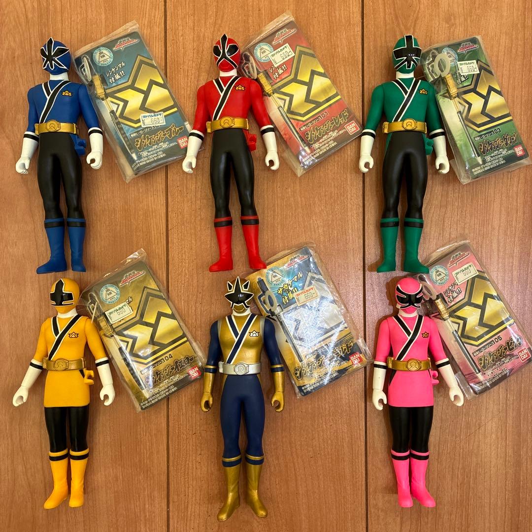 タグ付き】侍戦隊シンケンジャー ソフビセット - メルカリ