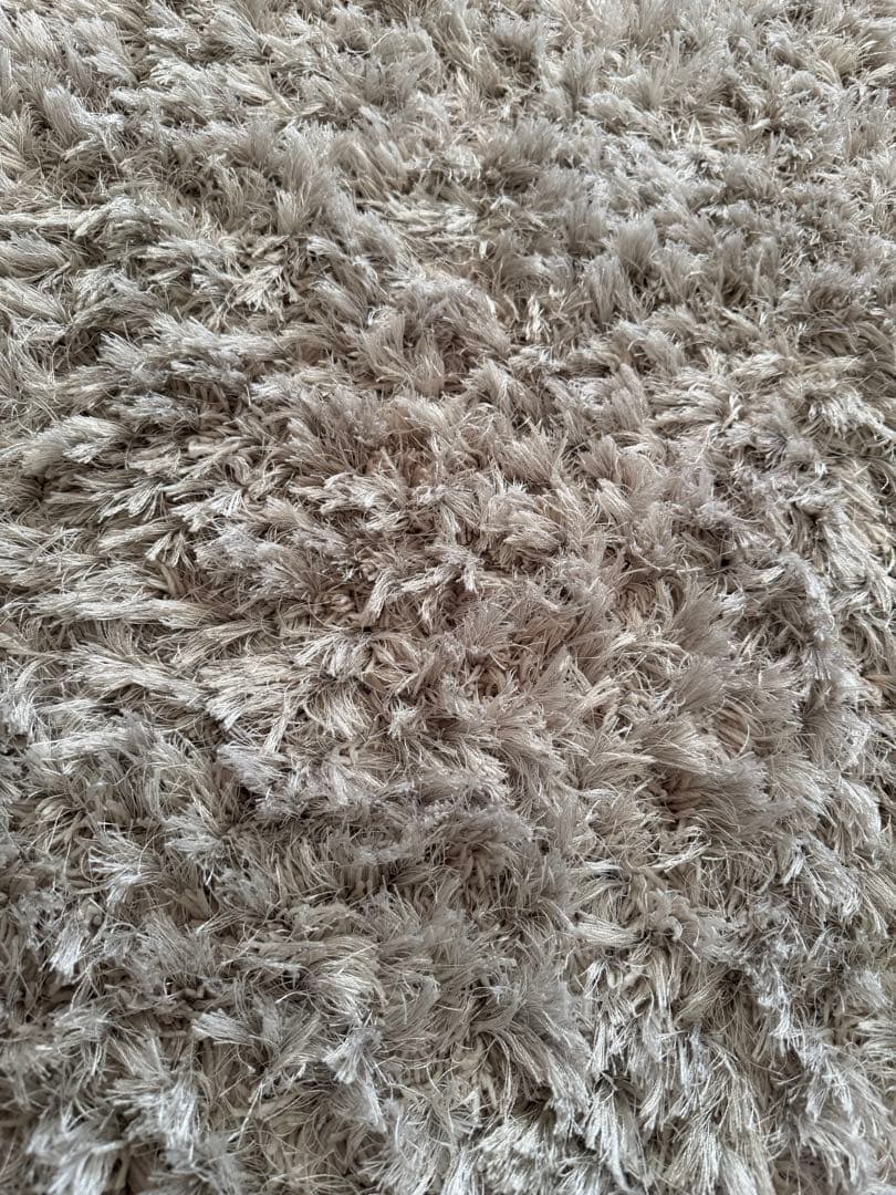 フランフランNUVOKASTE ラグL シルバー カーペット200×200 - メルカリ