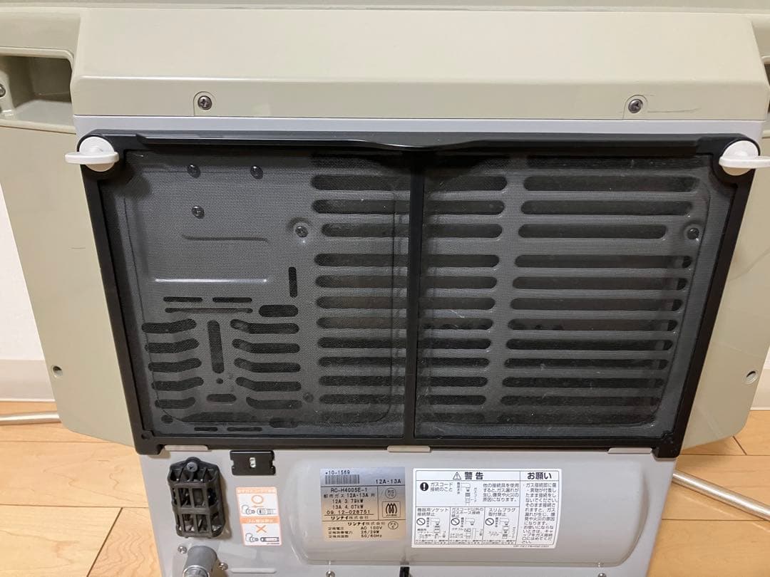 リンナイファンヒーター 15畳用 RC-H4005E-1 都市ガス12A・13A - メルカリ