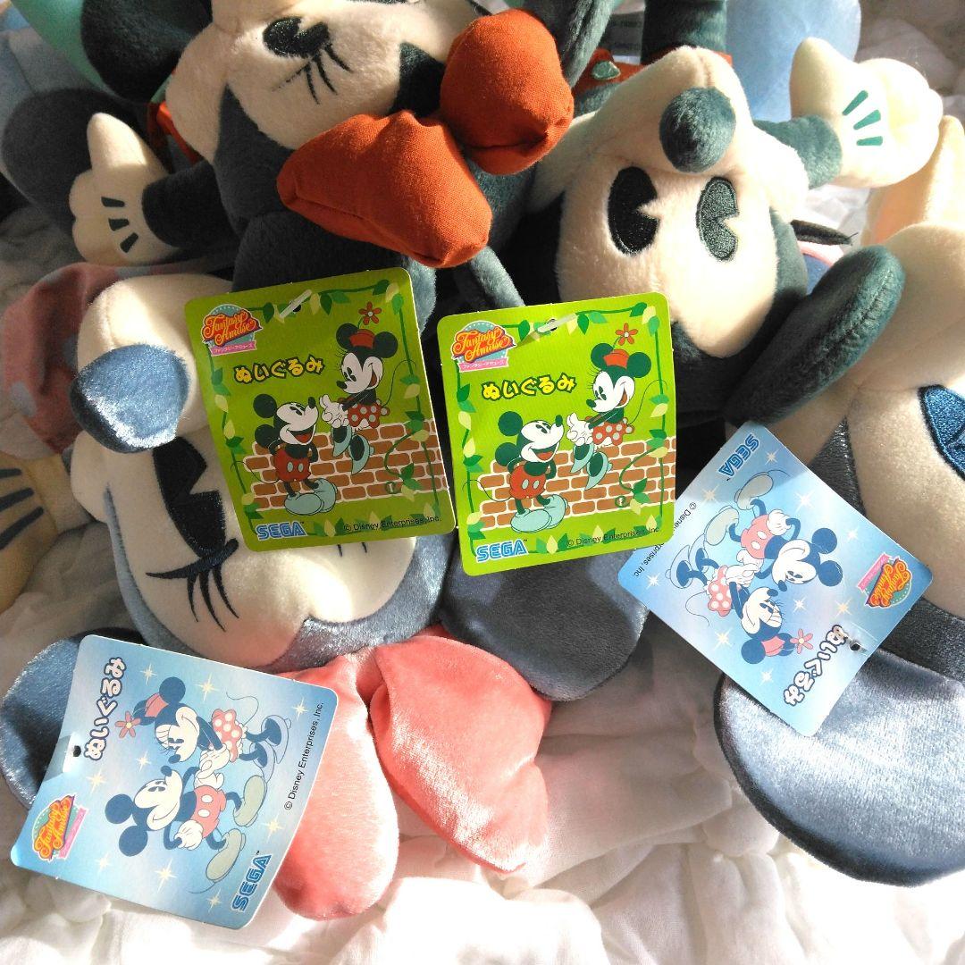 レトロ 32点 まとめ売り ディズニー ミッキー ミニー ぬいぐるみ セット