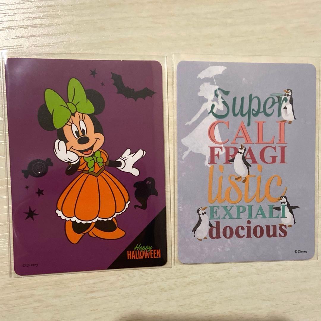 ディズニーストア じゃんけんカード ミニーマウス メリーポピンズ